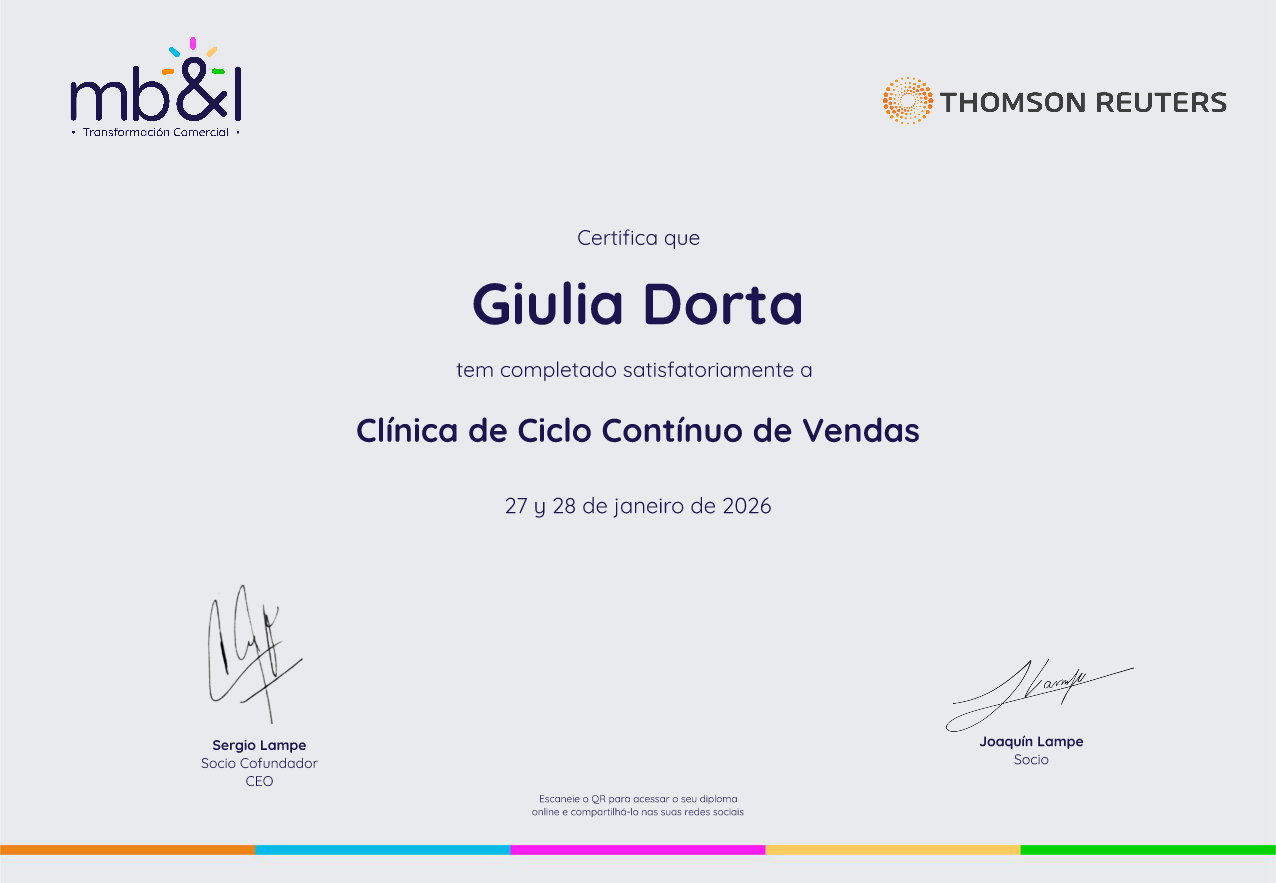 Picture of the certificate