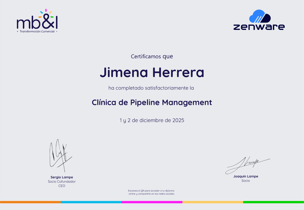 Picture of the certificate
